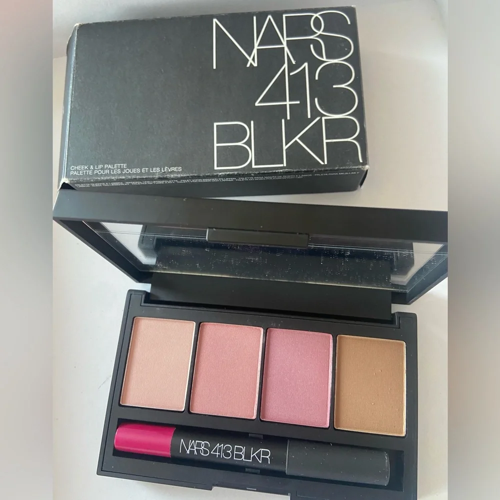 NARS 413 BLKR Blush Palette with full-size Matt pencil. Limited edition !!